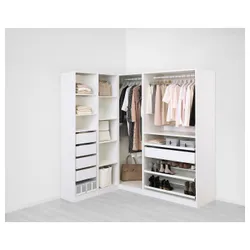 IKEA PAX(692.185.15) кутова шафа, білий