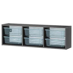IKEA TROFAST(995.151.23) настінна шафа, сірий/сіро-синій