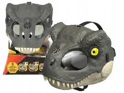 МАСКА ДИНОЗАВРА ЗІ СВІТУ ЮРСЬКОГО ПЕРІОДУ, ТИРАНОЗАВР, інтерактивне світло та звук JCH04