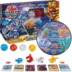 ПЛАТИНОВА ФІГУРКА BAKUGAN EVOLUTIONS ZESTAW + ОЧІ