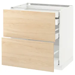 IKEA METOD / MAXIMERA (792.158.42) sz stj 2fr / 2n / wed / w szu, білий / Askersund світлий попелястий малюнок
