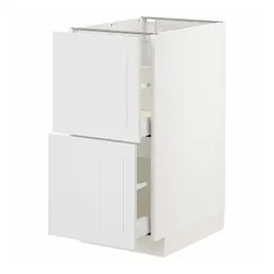 IKEA METOD / MAXIMERA(194.094.66) sz stj 2fr / 2in szu, білий / Stensund білий