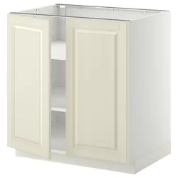 IKEA METOD (694.672.70) stj шафа / полиці / 2 двер, білий / Bodbyn крем