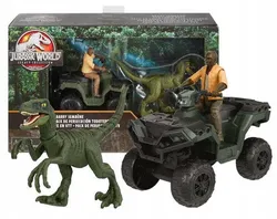 КОЛЕКЦІЯ СПАДЩИНИ СВІТУ ЮРСЬКОГО ПЕРІОДУ ДИНОЗАВР Велоцираптор, Квадроцикл, Баррі HTP62