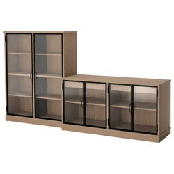 IKEA LANESUND(695.147.28) стелаж, сіро-коричневий