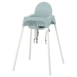 IKEA ANTILOP(095.978.87) годування крісло, Сірий -Blue/Білий