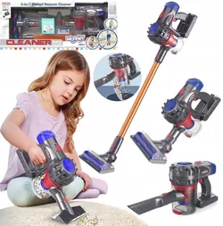 Дитячий пилосос Dyson Woopie Іграшковий пилосос із функцією висмоктування Пилосос дитячий із насадками