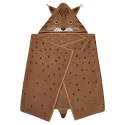 IKEA SKOGSDUVA(205.739.41) рушник з капюшоном, Rysia/Brown
