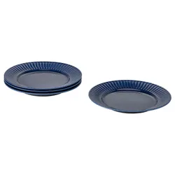 IKEA STRIMMIG(105.056.84) плита, кераміка блакитна