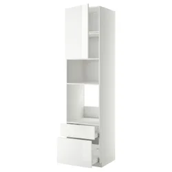 IKEA METOD / MAXIMERA(894.635.01) в сз д пиріг / мікр з дрз / 2 сзу, білий/Ringhult білий