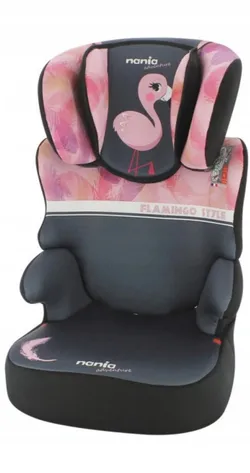 Дитяче автокрісло Nania Beline Flamingo (15-36кг) NANIA BEFIX SP Animals FLAMINGO 2020