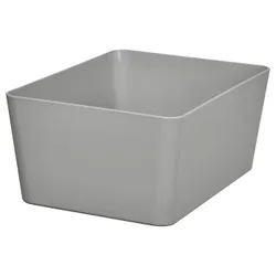 IKEA KUGGIS(805.991.46) контейнер, світло -сірий