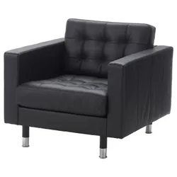 IKEA LANDSKRONA(490.317.74) Крісло, Grann / Bomstad чорний / метал