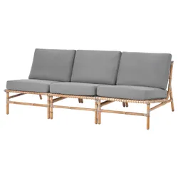 IKEA TVARÖ / FRÖSÖN(395.857.17) Модульний диван з 3-х осіб, зовнішній, темно -сірий