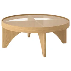 IKEA STOCKHOLM 2025(205.865.52) журнальний столик, Okl Oak Glass