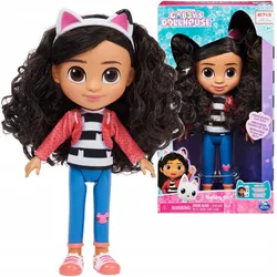 GABI'S CAT HOUSE ВЕЛИКА ФІГУРКА ГАББІ ЛЯЛЬКИ + ПОВ'ЯЗКА НА ГОЛОВУ З КОТЯЧИМИ ВУХАМИ 20 см