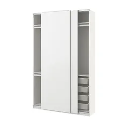 IKEA PAX / HASVIK(994.332.31) комбінований гардероб, білий/білий