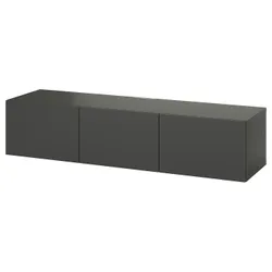 IKEA BESTÅ(795.078.93) Тумба під ТВ з дверцятами, темно-сірий/Lappviken темно-сірий