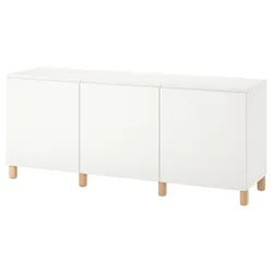 IKEA BESTÅ (194.217.41) поєднання з дверима, білий / Västerviken / Ullarp білий