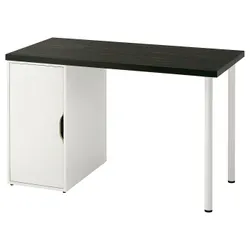 IKEA LAGKAPTEN / ALEX(795.109.37) стіл, Czarnybrąz/білий