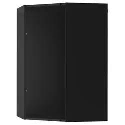 IKEA METOD(205.916.81) Кутовий корпус настінної шафи, чорний сірий