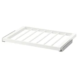 IKEA KOMPLEMENT(704.465.40) висувна вішалка для штанів, білий