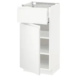 IKEA METOD / MAXIMERA(694.551.87) шафа stj szu / двер, білий / Voxtorp матовий білий