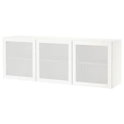 IKEA BESTÅ(194.124.78) комбінування навісних шаф, білий / Mörtviken білий