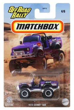 MATCHBOX CAR ПОЗАДОРОЖНЄ РАЛІ 4/6 1976 Scout 4x4 HVT04