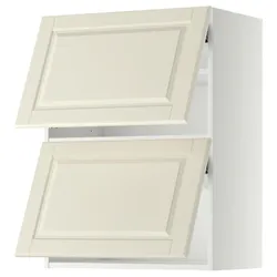 IKEA METOD (493.944.92) горизонтальна шафа 2 дверцята відкриваються сенсорні, білий / Bodbyn крем