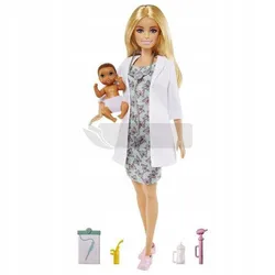 Лялька Барбі "Кар'єра педіатра та малюка" класу "люкс" GYK01