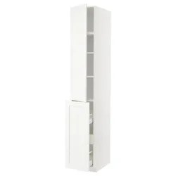 IKEA METOD / MAXIMERA (494.735.64) висота 3h / 1d / 2h, Enköping білий / ефект білого дерева