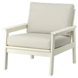 IKEA BONDHOLMEN(295.783.07) садове крісло, білий/бежевий/frösön/duvholmen бежевий