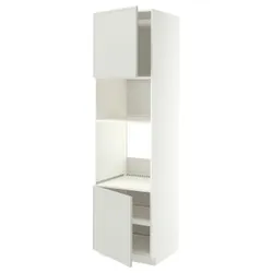 IKEA METOD(296.062.11) шостий острів/мікрофон 2др/пів, білий/Aspudden світло-сірий