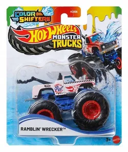HOT WHEELS ВАНТАЖІВКА-МОНСТР ЗМІНЮВАЧ КОЛЬОРІВ ТРАНСПОРТНИЙ ЗАСІБ Ramblin Wrecker JCH05