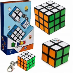 ОРИГІНАЛЬНИЙ СІМЕЙНИЙ НАБІР КУБІКА РУБИКА 2X2 І 3X3 + БРЕЛОК 3X3