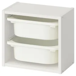 IKEA TROFAST(195.755.16) настінна шафа, білий/білий