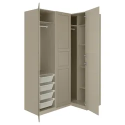 IKEA PAX / TYSSEDAL(296.033.97) кутовий гардероб, сірий -рог/сірий