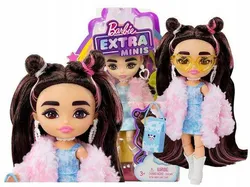 Лялька Барбі Екстра Міні у пухнастій куртці HKP90