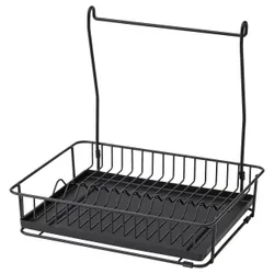 IKEA HULTARP Сушарка для посуду, чорна (604.487.66)