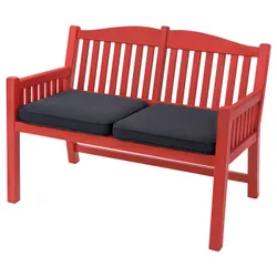 IKEA PÄRONHOLMEN(594.262.61) лава зі спинкою, зовн, червоний / Järpön / Duvholmen антрацит