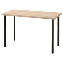 IKEA LAGKAPTEN / ADILS(694.168.84) письмовий стіл, ефект білого/чорного мореного дуба