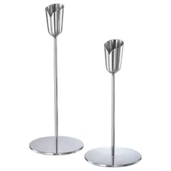 IKEA PRAKTAND(906.070.18) свічники, 2 ПК, Сталевий niddz