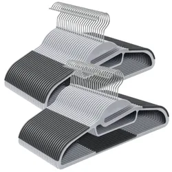 Сірі вішалки не-кремові набори з 50 шт.