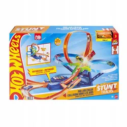 Дитячий набір HOT WHEELS STUNTT TRUCKS: Авіакатастрофа + Машинка +5 JFD12
