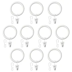 IKEA Гардинні кільця із затиском і гачком SYRLIG (ІКЕА СИРЛИГ) 502.172.38