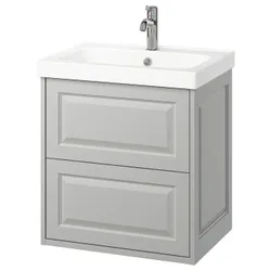 IKEA TÄNNFORSEN / ORRSJÖN(795.801.00) Шафи для вимивання ящиками/миттям/акумулятором, світло -сірий