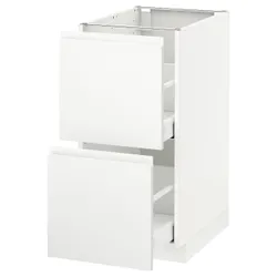 IKEA METOD / MAXIMERA(291.121.01) sz stj 2fr / 2in szu, білий / Voxtorp матовий білий