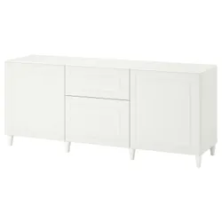 IKEA BESTÅ(593.849.06) поєднання з ящиками, білий / Смевікен / Каббарп білий