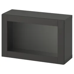 IKEA BESTÅ(195.357.66) шафа з дверцятами, темно-сірий/Sindvik темно-сірий